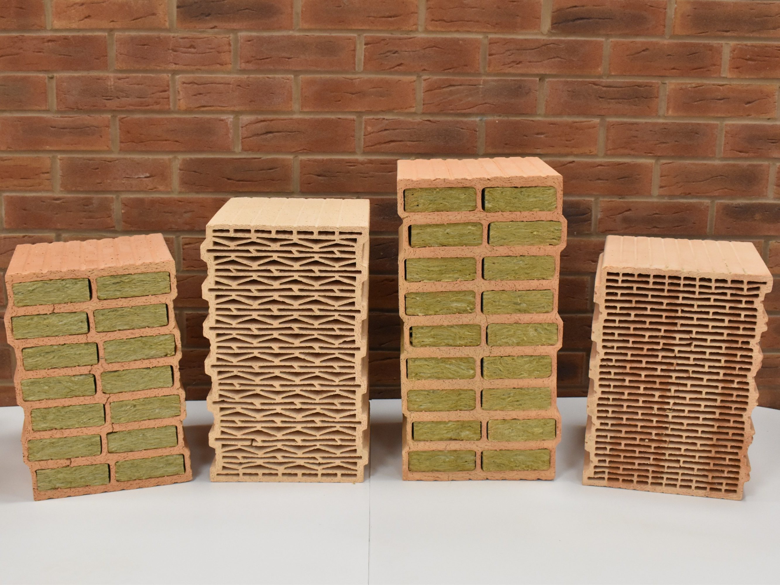 Four Porotherm blocks