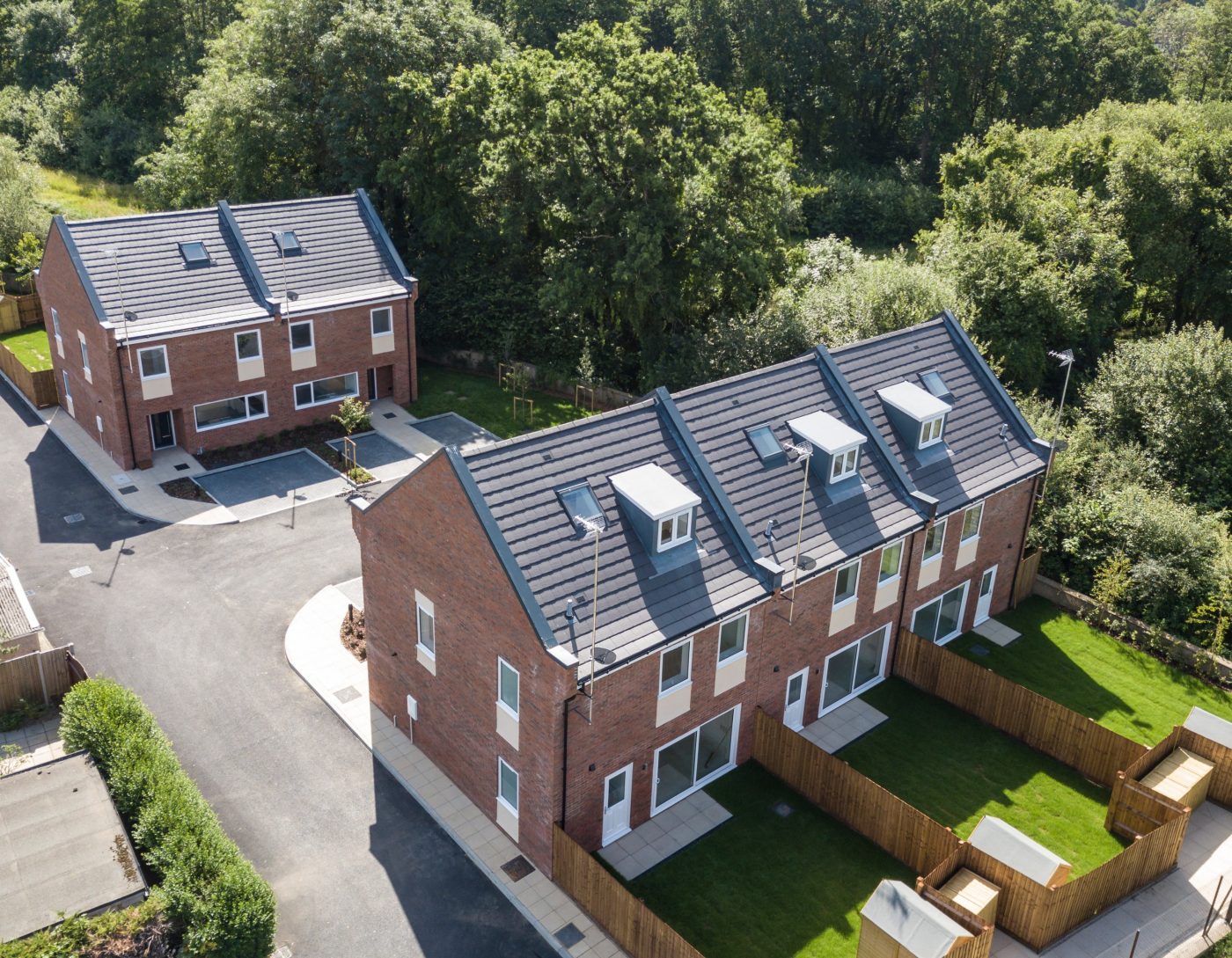 A modern residential build project