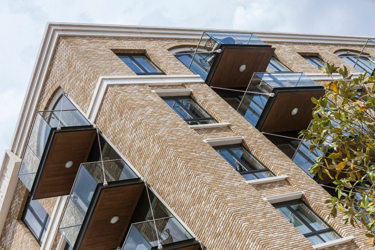 Development built in Smeed Dean Islington Rustica brick