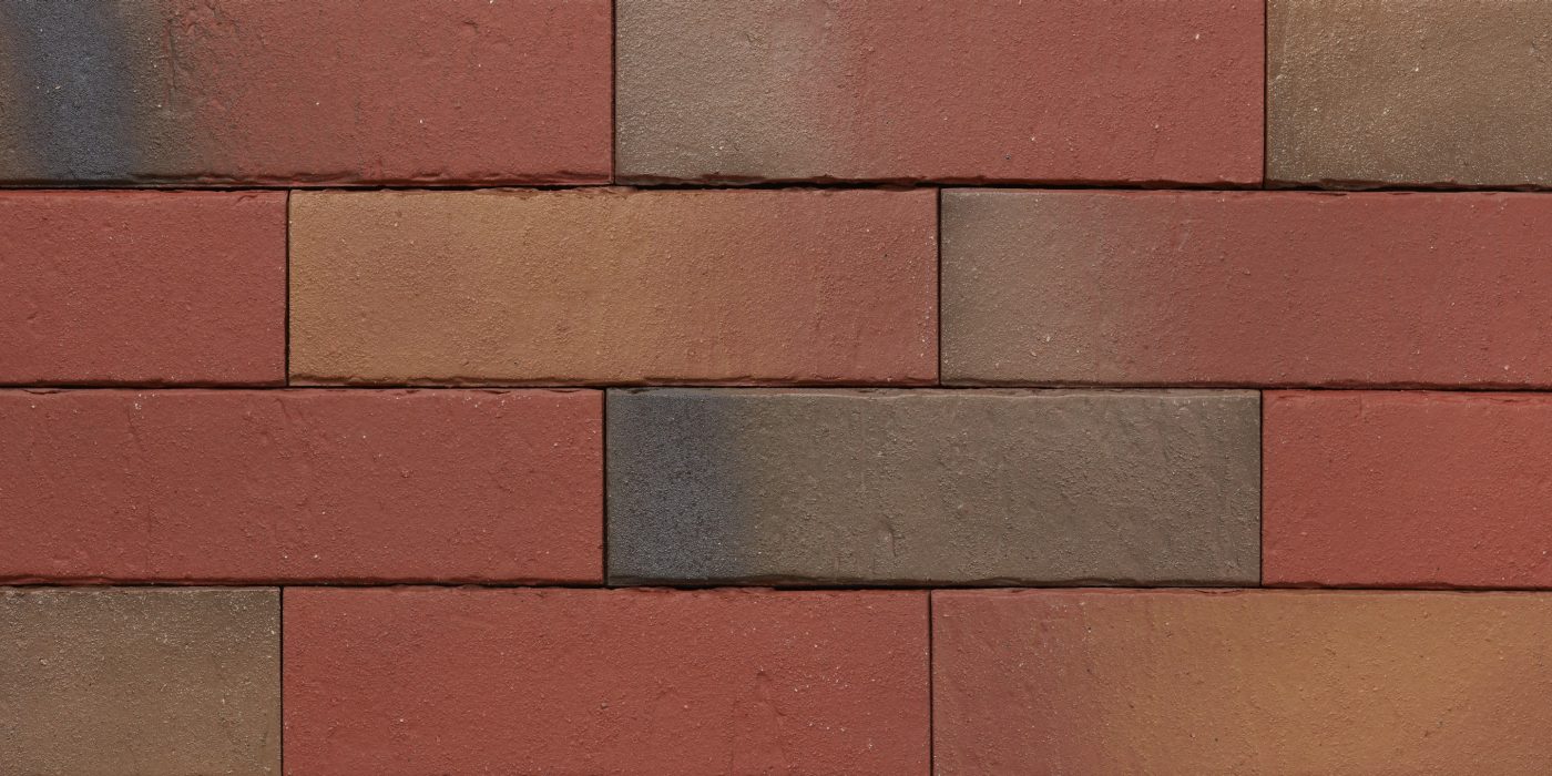 Textura obkladové pásky Klinker - Pelaris Peru Red