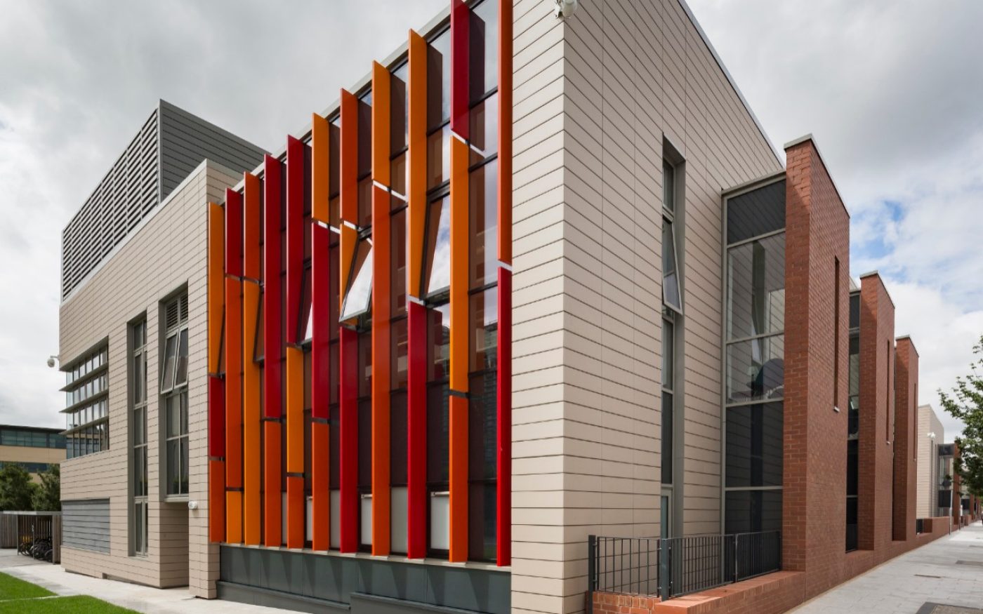 large modern university building in Cardiff