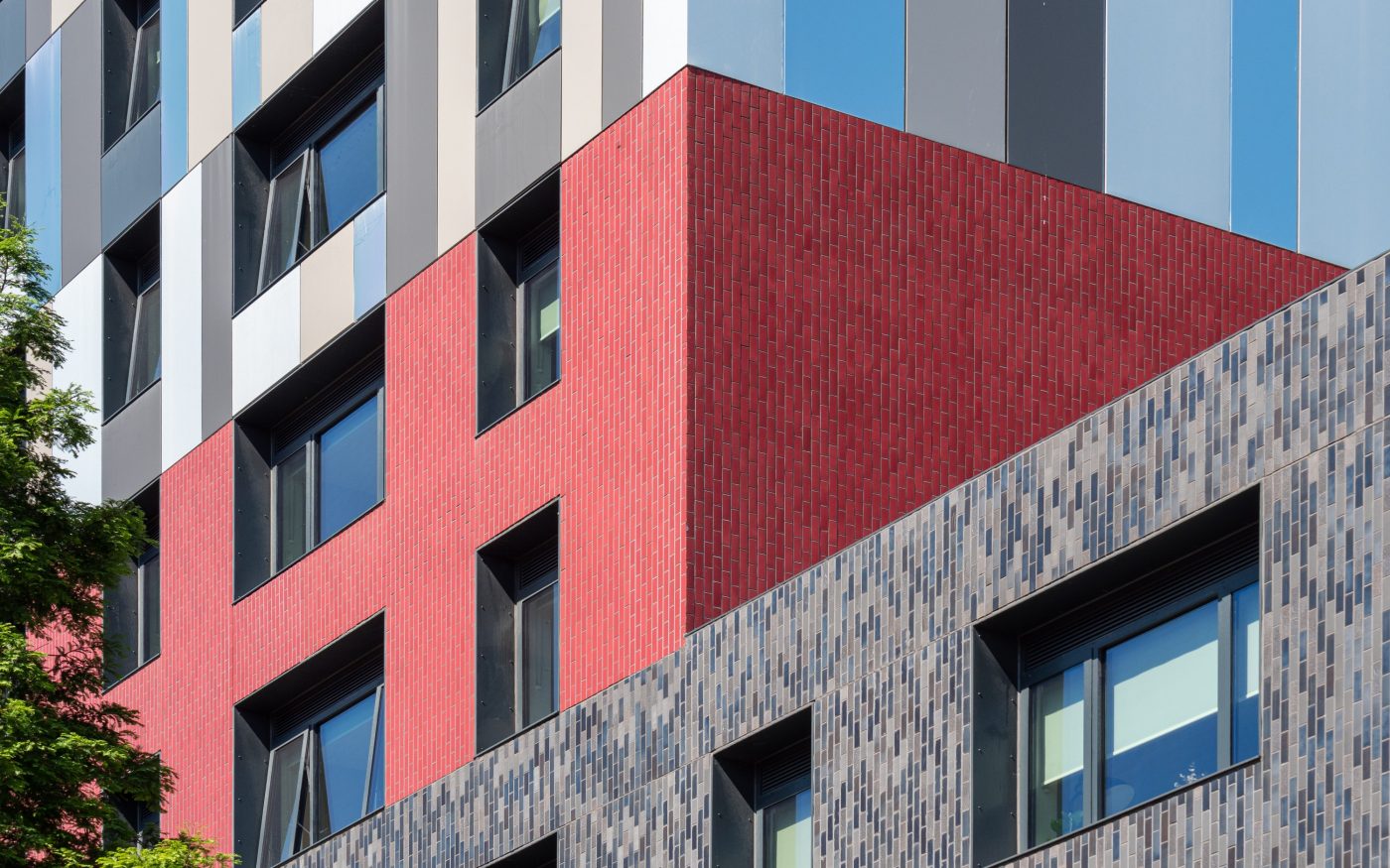 Weavers Quay modern apartment building in Manchester