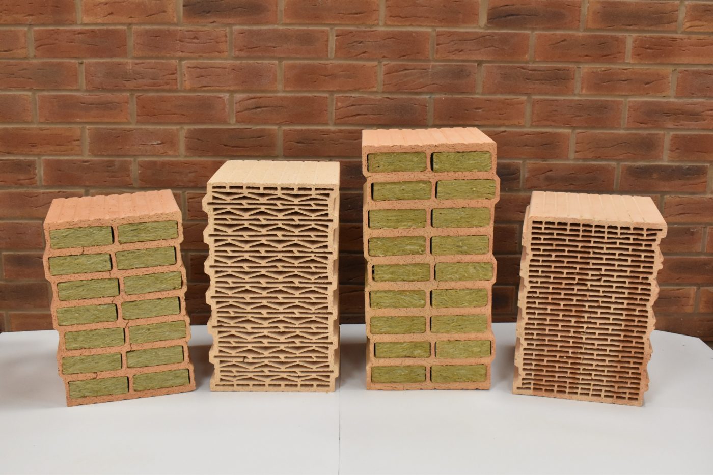 Selection of Porotherm clay blocks